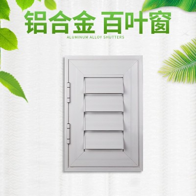 多功能平开窗平板百叶窗铝合金门窗欧式活动防盗窗厂家直销定 制图2