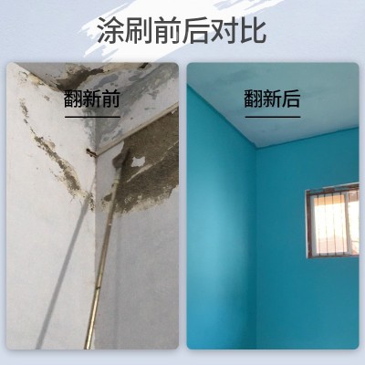 水性室内家用内墙装饰乳胶漆批发墙面修补翻新防水防潮乳胶漆涂料图2