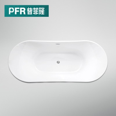普菲隆卫浴酒店民宿工程成人家用时尚简约亚克力独立浴缸1米8浴盆图2
