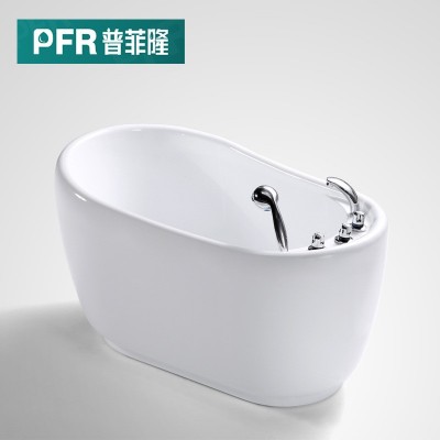 现代小户型浴缸亚克力小尺寸加深加厚独立式日式家用无缝对接浴缸图6