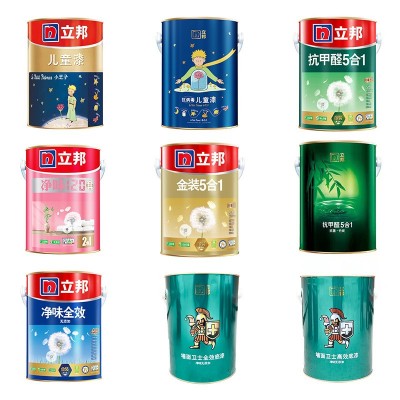 立邦乳胶漆室内家用金装五合一净味环保防霉防潮可调纯色千色批发图5