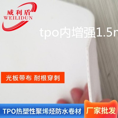 tpo高分子防水卷材高温焊接防水卷材热塑性聚烯烃TPO防水卷材图3