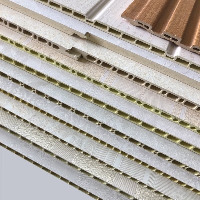 成都竹木纤维集成墙板批发石塑板全屋整装室内快装平V缝护墙板