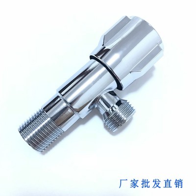 厂家批发直销 冷热通用铁三角阀 厨房卫生间四分止水阀 工程款图3