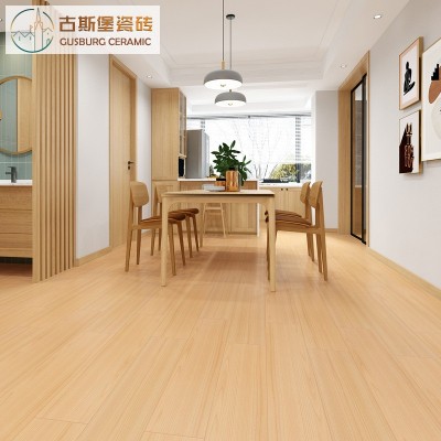 肌肤釉奶油色木纹砖200x1000书房仿木纹地板砖北欧意式极简风地砖图2