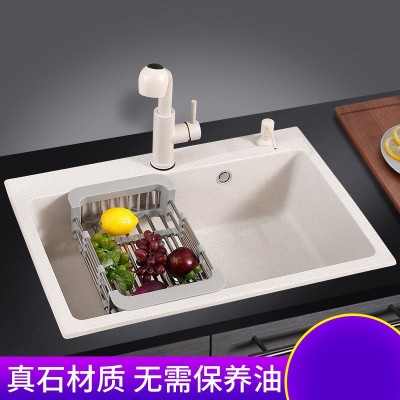 石英石水槽 新式材料 耐磨材质图1