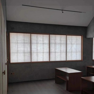 实木推拉门茶室移门日式格子门和室推拉门书房飘窗门榻榻米吊轨门图3