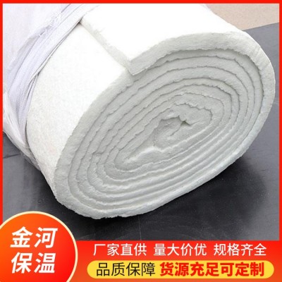 金河陶瓷纤维针刺毯 耐高温硅酸铝 含锆型隔热防火棉耐火毯保温棉图2
