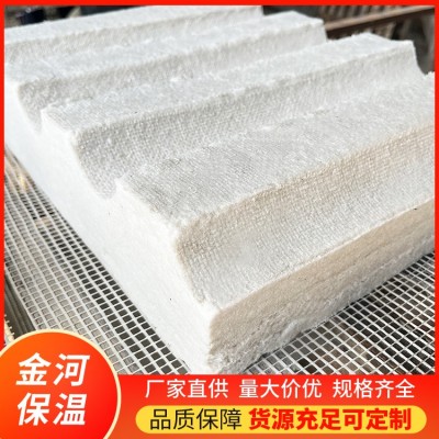 金河陶瓷纤维板 硅酸铝梳形保温板 耐高温隔热板窑炉内衬防火挡火板图4