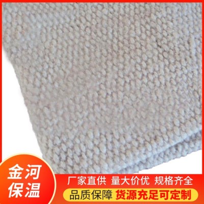 金河硅酸铝陶瓷纤维布 耐高温隔热布防火帘电焊阻燃无石棉布图2