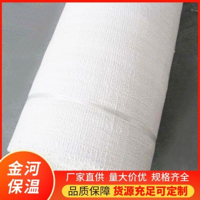 金河硅酸铝陶瓷纤维布 耐高温隔热布防火帘电焊阻燃无石棉布图4