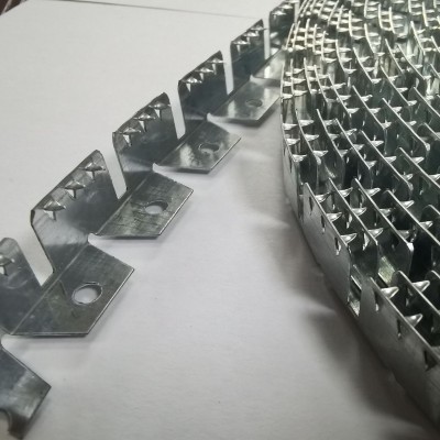 0.4MM单孔FLEX CURVE铁齿条带钉条围边条家具配件沙发五金压边条