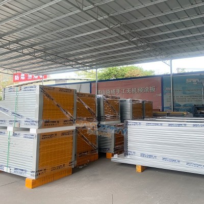 广东中空玻镁板50mm机制复合板防火净化板食品厂医院隔断墙吊顶图4