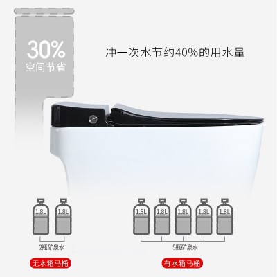 潮汕轻智能马桶脉冲式家用小户型卫生间超漩虹吸式抽水陶瓷一体式图4