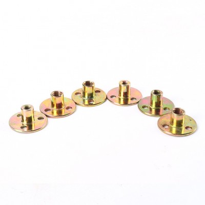 铁板螺母公制M6M8M10英制M1/4 M5/16 M3/8家具五金配件三孔螺母图2
