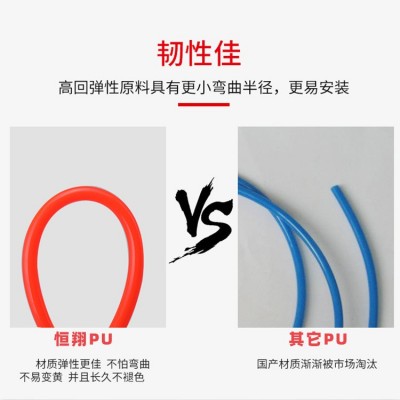 定制防静电pu管医用材质PU管抗老化黑色胶管图3