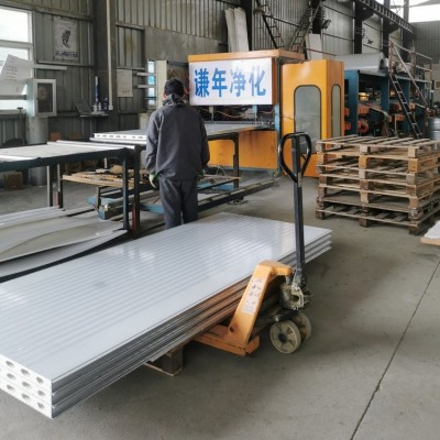 谦年彩钢 硫氧镁净化板批发 船舶内腔 厚度200mm 防水，防潮图2
