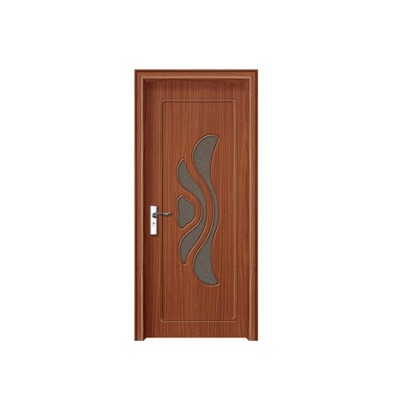 木门厂家外贸出口免漆PVC MDF 室内门木质玻璃门图5