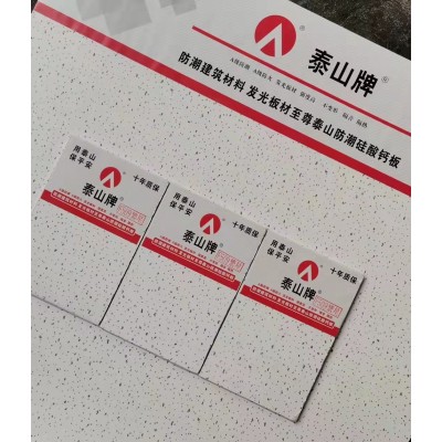 泰山硅酸钙板满天星天花板吊顶装饰面板防火抗下陷建筑吊顶材料图2