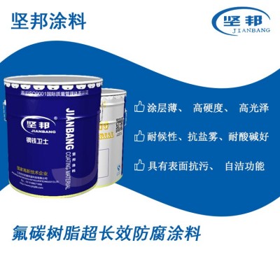 厂家直销 氟碳树脂超长效防腐涂料 抗污防腐涂料 自洁防腐漆 坚邦图2