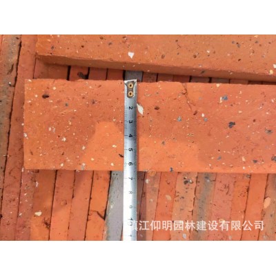 红砖切片红专心6面光的红砖片面砖仰明老砖厂家直销红砖切片图4