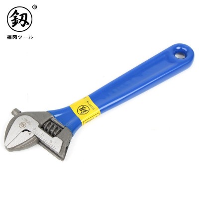 供应釰福冈工具活动扳手树脂护套手柄活络扳手活口扳子图2