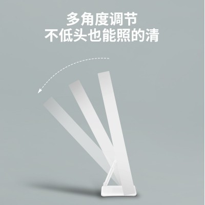 智先生 led化妆镜带灯补光宿舍卧室桌面台式女网红便携梳妆镜镜子图2