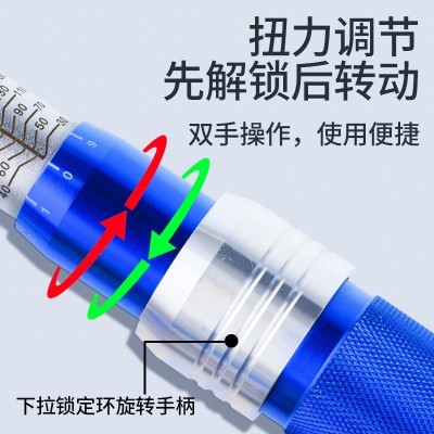赛力克(SAYKE)扭力扳手扭力矩扳手扭矩扳手现货可换头机械式扳手图4