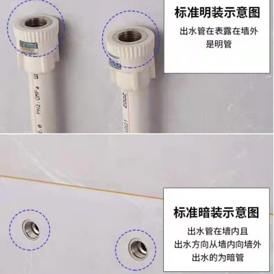 全铜明装混水阀三角淋浴太阳能阀冷热混合水龙头热水器混水阀批发图4
