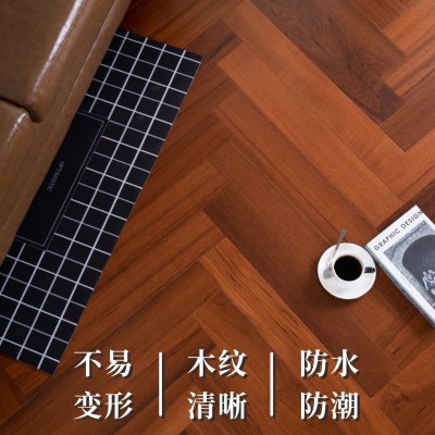 人字拼实木复合地板多层实木新三层锁扣地暖鱼骨地板家用防水地热图4