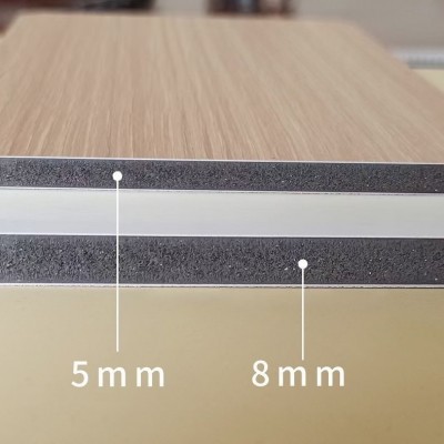 木饰面板碳晶板免漆护墙板金属板轻奢竹炭竹木纤维木饰面集成墙板图3