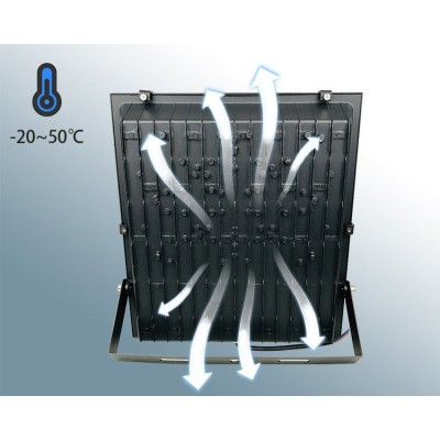 源头厂家 黑金刚贴片LED投光灯 5054投光灯 50W 100W/150W/200W图4