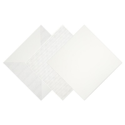 批发铝扣板集成吊顶工程板材料 600*600冲孔吊顶天花板机房办公室图5