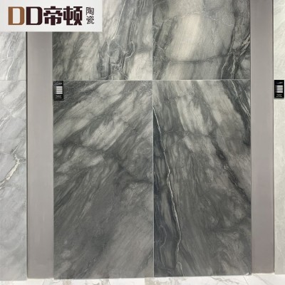客厅瓷砖750*1500柔光连纹大板地砖 通体大理石别墅地板砖图2