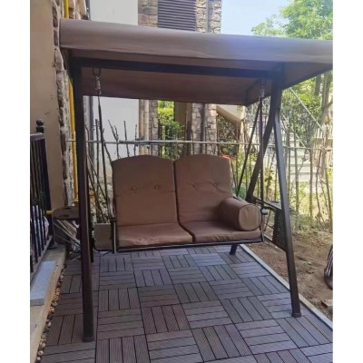 塑木地板户外阳台露台庭院可DIY自铺地面防水防腐防虫环保型材料图5