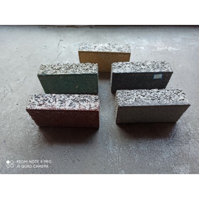 厂家批发100*200*60水泥红色面包砖.天津北京便道砖透水砖盲道砖图4
