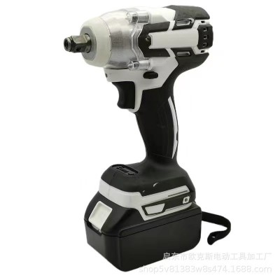 锂电充电扳手冲击汽车脚手架子工专用电动扳手套筒风炮跨境批发图2