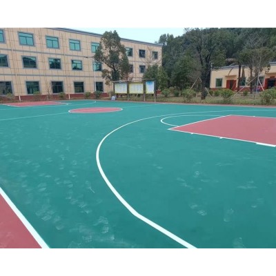 盛泰 篮球场幼儿园防滑环氧耐磨地坪漆施工 地面工程 包工包料图3