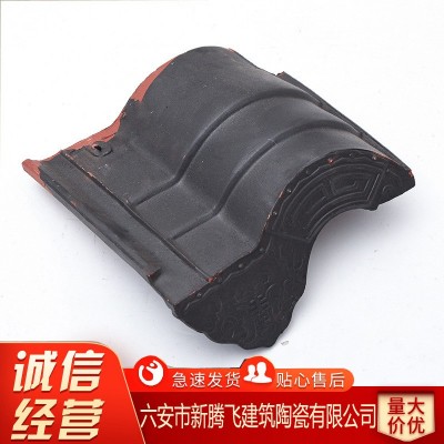 河北 湖北 江西 河南 连体小青瓦 彩色琉璃瓦 屋面围墙瓦 陶瓷瓦图4