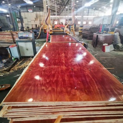 红模板木工板建筑18mm工地施工胶合板厚薄均匀厂家整车批发销售