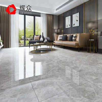 通体大理石瓷砖地砖800*800佛山厂家直供简约卧室客厅灰色地板砖图2