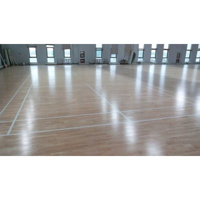 运动馆木质地板 体育运动木地板施工找立美 体育地板包工包料图3
