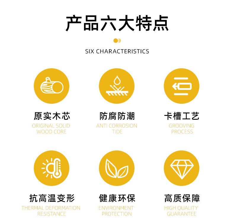 云杉免漆墙板扣板