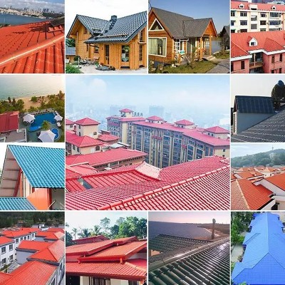 合成树脂瓦仿古瓦屋顶防水瓦片隔热加厚自建房树脂瓦片一体大瓦图3