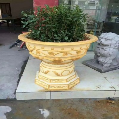 可定制欧式石雕喷泉 天然石材花钵雕刻 免费设计图2