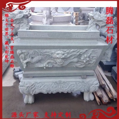 祠堂寺庙佛堂石雕青石仿古香炉可来图片图纸定做图3