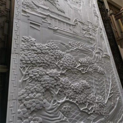 广场文化景墙浮雕 户外大型石材雕刻 汉白玉石雕 可来图定制