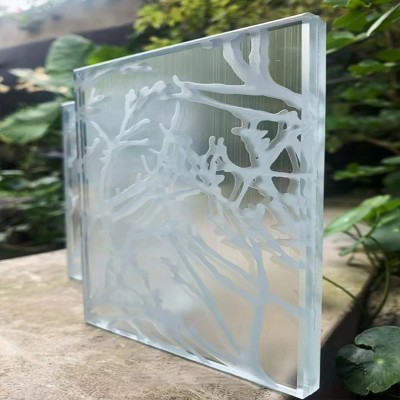 工厂加工钢化磨砂药水砂玻璃 蒙砂工艺玻璃 喷砂玉砂玻璃图5
