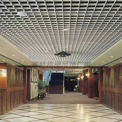 格栅吊顶天花网格铝铁格栅集成吊顶装饰材料自装网格棚葡萄架方格图2