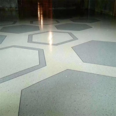 无机磨石地坪施工 无机磨石硅晶石厂家 森脉建材图5